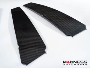 Maserati Ghibli Exterior Trim - Carbon Fiber - B Pillar Trim Cover Kit - Feroce Carbon